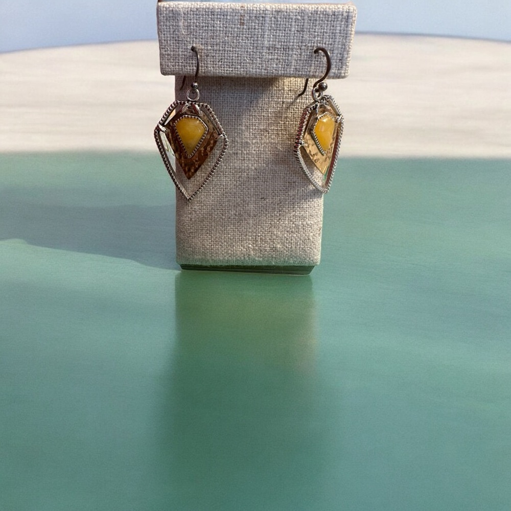 New studio barse bronzer overlay earrings